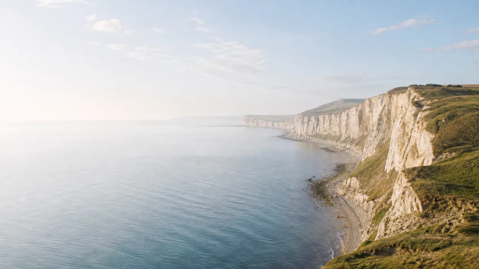 Falaises et mer de la Côte d’Opale