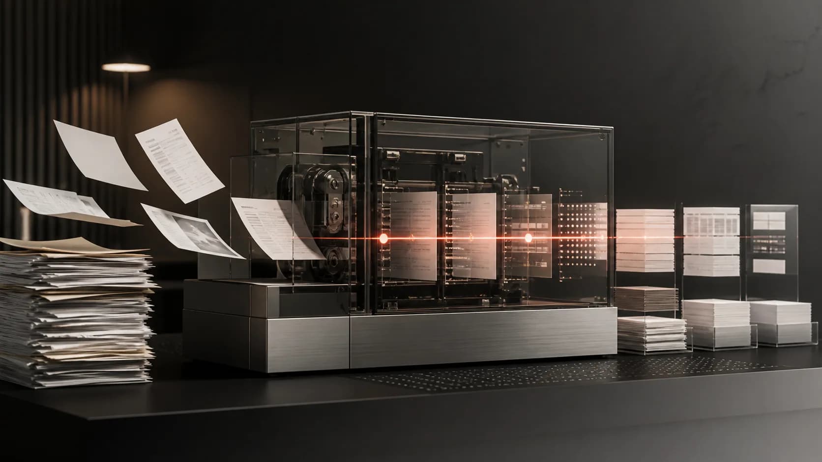 Flux de documents transformés automatiquement en données structurées