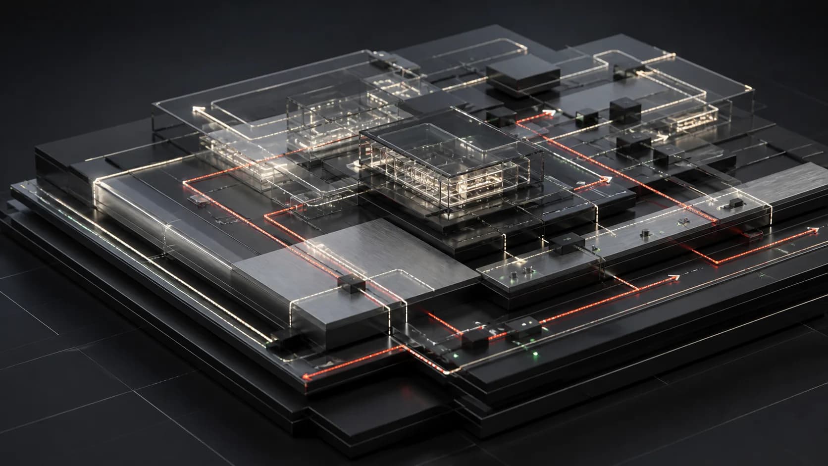 Architecture cloud résiliente avec chemins redondants et signaux de supervision